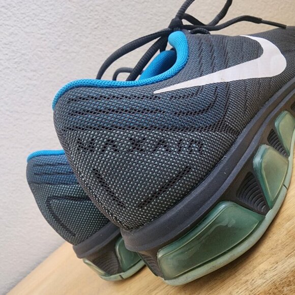 Nike Mens AirMax Tailwind 6 Mesh Running Shoes 621225-004 Grey Blue Volt Size 9 - Picture 10 of 15